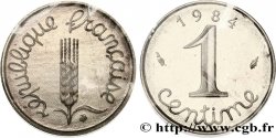 Piéfort acier de 1 centime Épi 1984 Paris F.106/41P