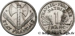 1 franc Francisque, légère 1943 Beaumont-Le-Roger F.223/4