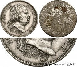 Épreuve uniface de 40 francs Louis XVIII n.d. Maz.-