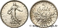 5 francs Semeuse, argent 1963 Paris F.340/7