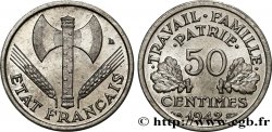 50 centimes Francisque, lourde 1942 F.195/2