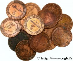Lot de 15 pièces de 2 centimes Cérès n.d. s.l. F.109/2-3-4-5