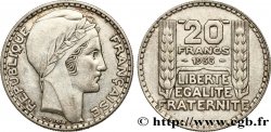 20 francs Turin, rameaux courts 1933  F.400/4