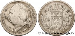 2 francs Louis XVIII 1818 Perpignan F.257/21