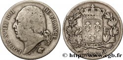 2 francs Louis XVIII 1822 La Rochelle F.257/39