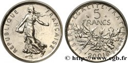 5 francs Semeuse, nickel, BU (Brillant Universel) 2001 Pessac F.341/37