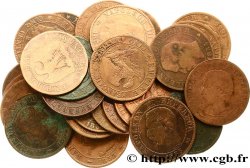 Lot de 28 pièces de Cinq centimes Napoléon III, tête nue n.d. s.l. F.116/1-2-3-4