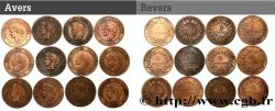 Lot de 12 pièces de 5 centimes Cérès n.d. s.l. F.118/1-2
