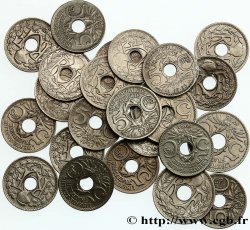 Lot de 4 pièces 5 centimes Lindauer, grand module et de 20 pièces de 5 centimes Lindauer, petit module n.d. s.l. F.121/1-2-3-4