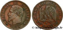 Un centime Napoléon III, tête nue 1856 Bordeaux F.102/30