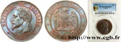 Dix centimes Napoléon III, tête laurée 1863 Paris F.134/10