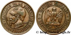Monnaie satirique Br 27, module de Cinq centimes 1870 s.l. Coll.43 