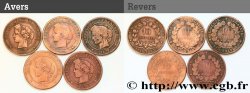 Lot de 5 pièces de 10 centimes Cérès n.d. s.l. F.135/16