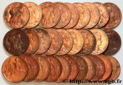 Lot de 29 pièces de 10 centimes Daniel-Dupuis 1907  F.136/5-7-8-10