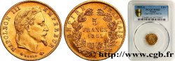5 francs or Napoléon III, tête laurée 1865 Paris F.502/7