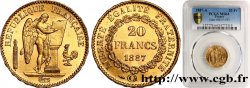 20 francs or Génie, Troisième République 1887 Paris F.533/10