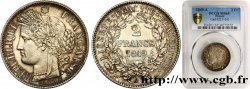 2 francs Cérès, IIe République 1849 Paris F.261/1 MS65 PCGS