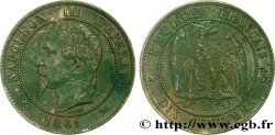 Dix centimes Napoléon III, tête laurée 1861 Bordeaux F.134/4