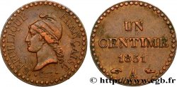 Un centime Dupré, IIe République 1851 Paris F.101/7
