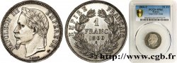 Essai 1 franc Napoléon III, tête laurée par Barre 1860 Paris VG.3561 