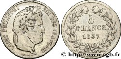 5 francs IIe type Domard 1837 Lyon F.324/64