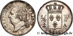 1/4 franc Louis XVIII 1822 Paris F.163/21