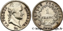1 franc Napoléon Ier tête laurée, Empire français 1813 Rouen F.205/58