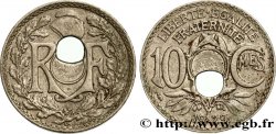 10 centimes Lindauer, perforation décentrée 1929 F.138/16 var.