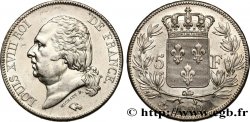 5 francs Louis XVIII, tête nue 1822 Paris F.309/67