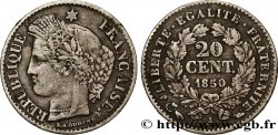 20 centimes Cérès, IIe République 1850 Paris F.146/3