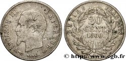 20 centimes Napoléon III, tête nue 1860 Paris F.148/13