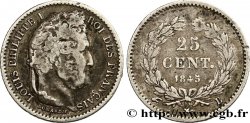 25 centimes Louis-Philippe 1845 Rouen F.167/1