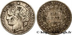 50 centimes Cérès, Troisième République 1887 Paris F.189/12