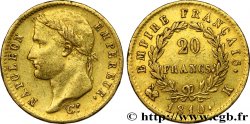 20 francs or Napoléon tête laurée, Empire français 1810 Bordeaux F.516/11