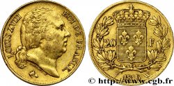 20 francs or Louis XVIII, tête nue 1816 Lille F.519/4