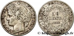 50 centimes Cérès, IIIe République 1886 Paris F.189/11