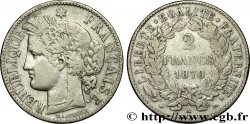 2 francs Cérès, avec légende 1870 Paris F.265/2 TB