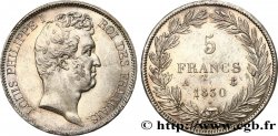 5 francs type Tiolier avec le I, tranche en creux 1830 Paris F.315/1