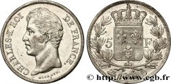 5 francs Charles X, 2e type 1829 Lyon F.311/30 AU50