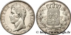 5 francs Charles X, 2e type 1830 La Rochelle F.311/44 AU50