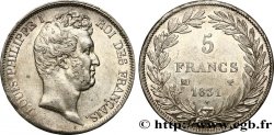 5 francs type Tiolier avec le I, tranche en creux 1831 Marseille F.315/23 TTB52
