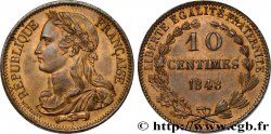 Concours de 10 centimes, essai de Montagny 1848  VG.3146  MS63