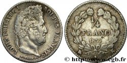 1/4 franc Louis-Philippe 1839 Bordeaux F.166/78 TB25