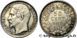 50 centimes Louis-Napoléon 1852 Paris F.185/1 MS60