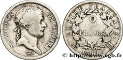 2 francs Napoléon Ier tête laurée, Empire français 1811 La Rochelle F.255/28