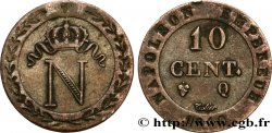 10 cent. à l N couronnée 1810 Perpignan F.130/23