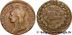 Cinq centimes Dupré, grand module 1800 Genève F.115/126 AU50