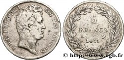 5 francs type Tiolier avec le I, tranche en creux 1831 Bordeaux F.315/20