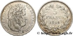 5 francs IIe type Domard 1843 Lille F.324/104