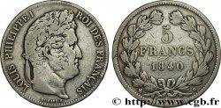 5 francs IIe type Domard 1840 Rouen F.324/84